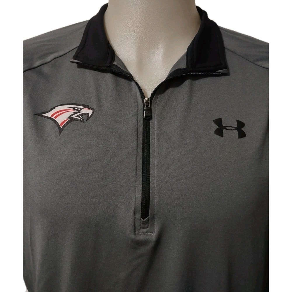 Philadelphia Eagles Under Armour Shirt Mens Size Large Long Sleeve Graphics Gray
